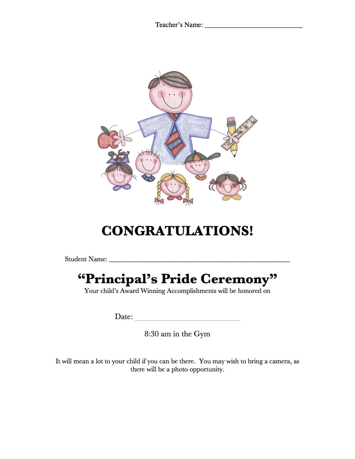 Student Recognition – Oakcrest Elementary